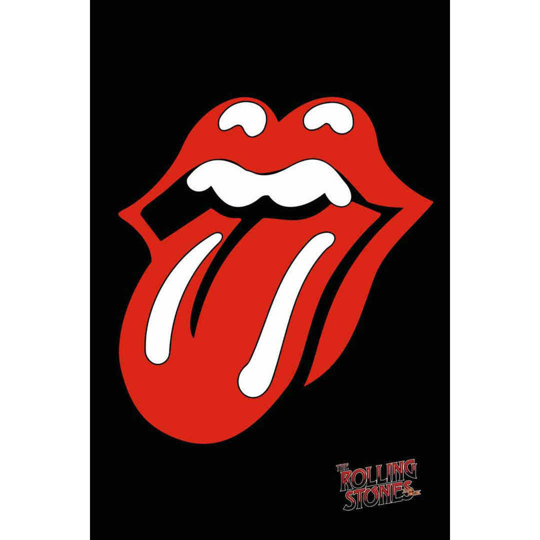 The Rolling Stones Tongue 50 Year Anniversary Music Sticky Fingers 1971 - Graphic Art Print on Paper Buy Art For Less