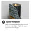Modern Light Luxury Resin Art Flowing Water Ornament