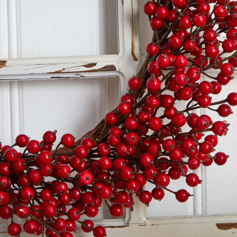 Couronne de plastique 22 po berry