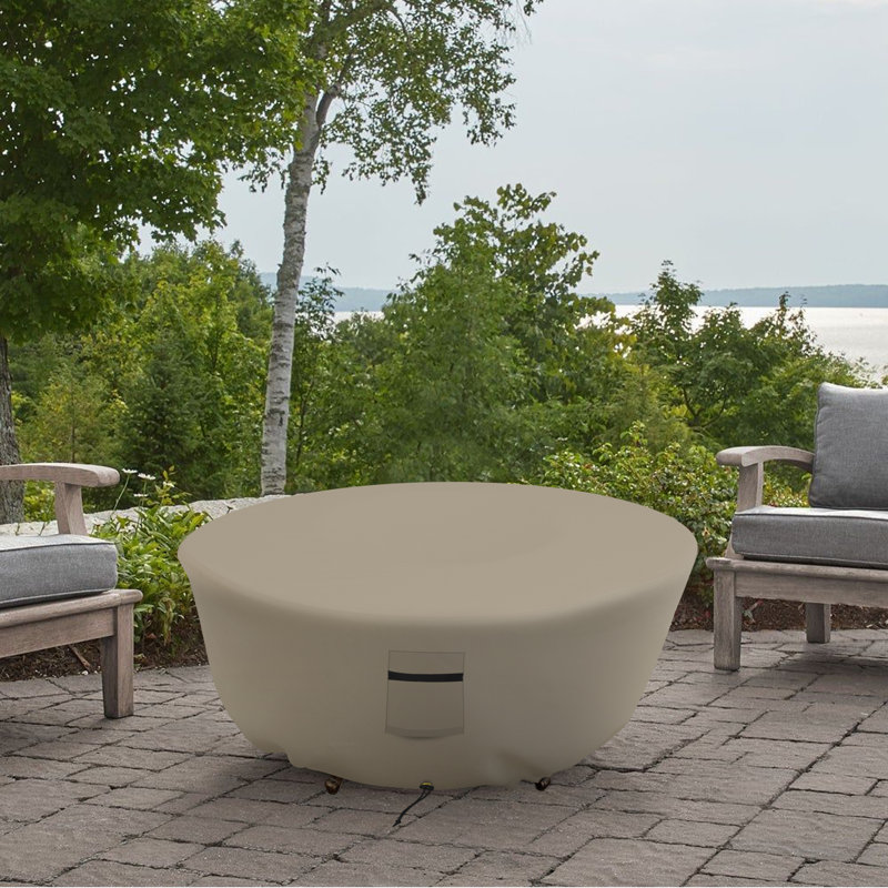 Outdoor Cover, Beige, 30.5cm H x 76.2cm W x 76.2cm D
