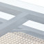 Alecsis Glass Top Metal Base Dining Table