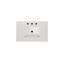 Meuble-lavabo autoportant avec lavabo, comptoir en marbre d'ingénierie Carrara avec lavabo rectangulaire encastré en céramique, grande porte de rangement à fermeture en douceur-1181599115-1181599116