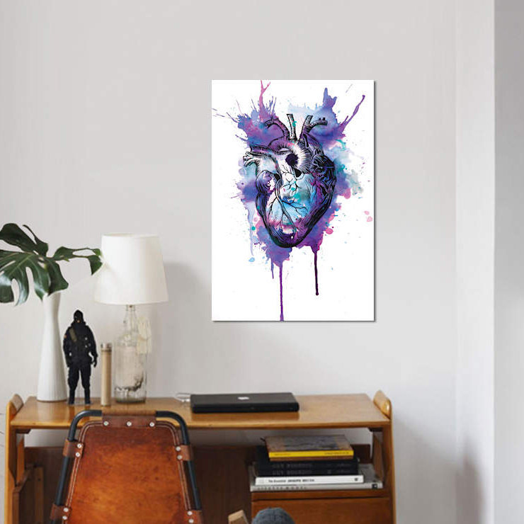 «Tell Tale Heart IX» par Victoria Olt, impression sur toile tendue, H 40 po x l 26 po x P 1,5 po, Toile tendue