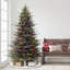 Sapin de Noël pré-éclairé-366089003