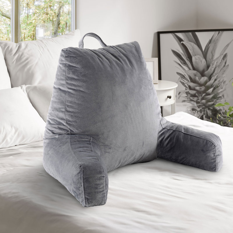 Housse et insert de coussin de lit , H 20 po x l 12 po, Gris