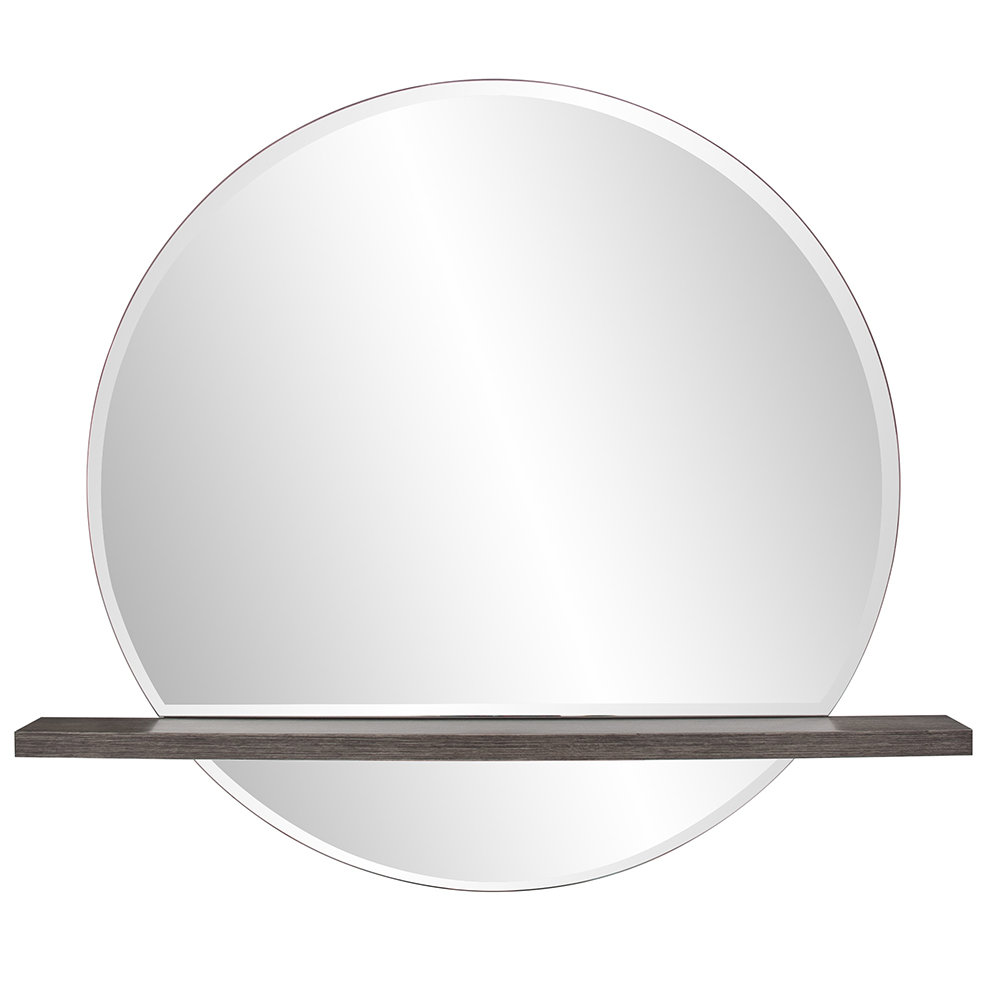 Modern Accent Mirror with Shelves