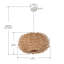 Luminaire suspendu 20 po en forme de nid d'oiseau en bambou