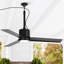 Ventilateur de plafond extérieur étanche 42 po IP65 avec lumières à DEL à intensité variable et télécommande