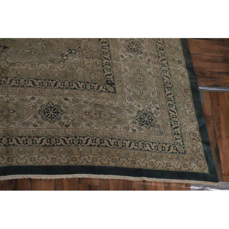 Tapis traditionnel avant teinture végétale pré-1900 20 x 39