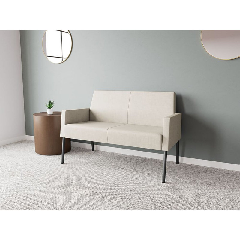 Causeuse Mystic, Acier gris anthracite, Plot Line neutre