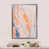Impression argent sur toile encadrée