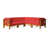 Teak Frame / Red Cushion