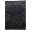 Tapis carré bleu marine Parris
