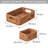 Wicker Baskets For Organizing, Wicker Storage Baskets For Shelves, Set Of Small Wicker Baskets, Toilet Basket Tank Topper,(Caramel Orange/3 Pack)