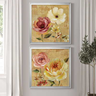 " French Country Garden I " 2 - Pieces
