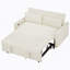 Canapé-lit convertible polyvalent avec ports USB et coussins moelleux pour le salon-240133439
