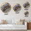 Horloge murale Golden Core Agate-73150511
