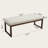 53'' Wide Upholstered Bench With Wood Legs-124944547