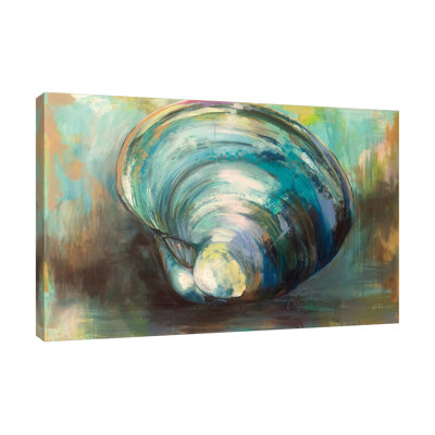 «Solo Quahog» par Jeanette Vertentes - peinture sur toile tendue