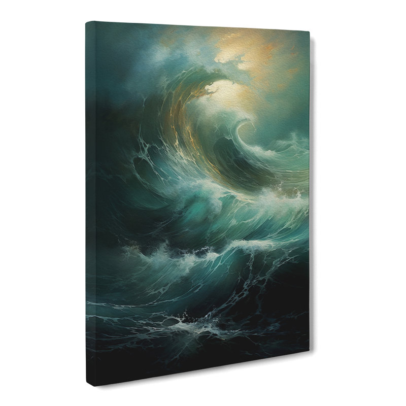 Ocean Modern No.2 - No Frame Print, 76cm H x 50cm W x 3cm D