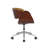 Faux Leather Mid Century Office Chair-1243854169