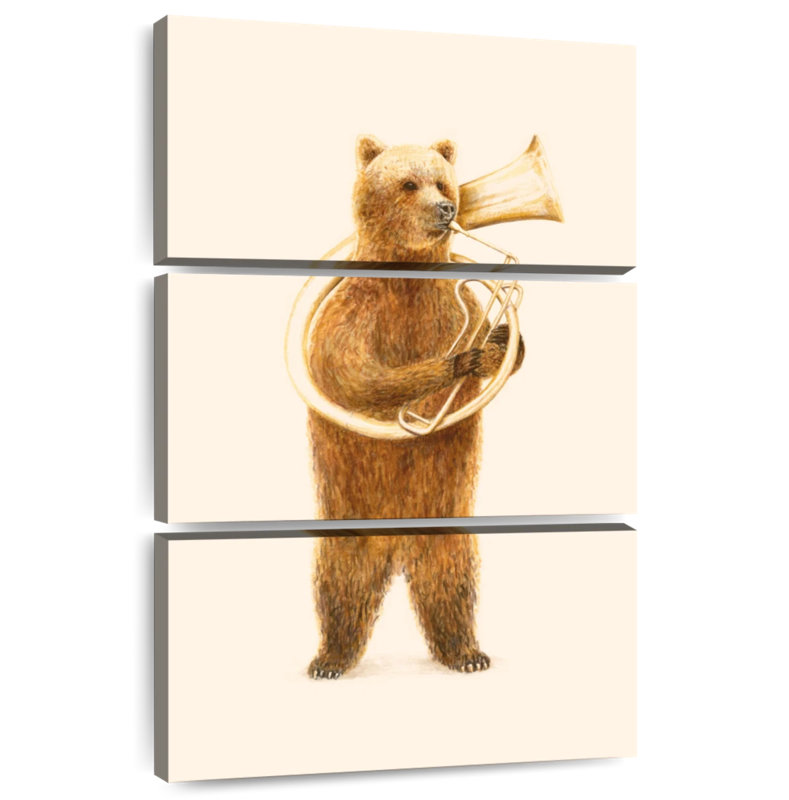 Ketti The Bear And Its Helicon, 38" H x 24" W