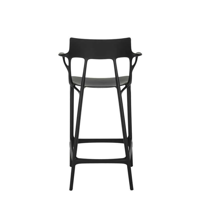 A.I. Outdoor Bar Stool, Black, Counter