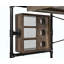 Bureau d'écriture avec rangement, parfait pour le bureau à domicile et les petits espaces