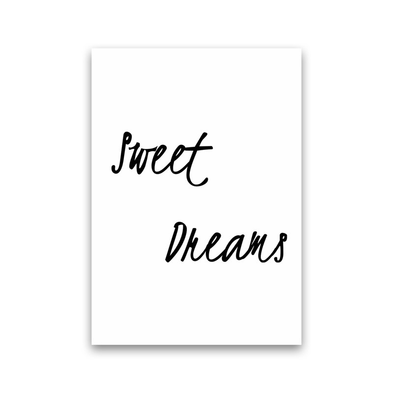 Sweet Dreams - Print, 60cm H x 42cm W x 1cm D, No Framed