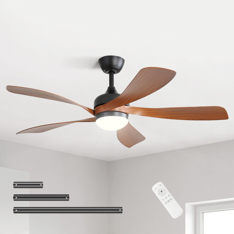 132CM 5-Blade Fan With LED Lights And Remote Control