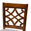 Upholstered Counter Stool with Solid Wood Frame