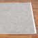 Textured Fringed Area Rug