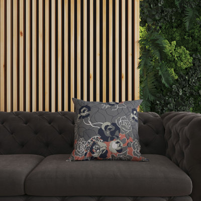 Coussin décoratif réversible Regal Rose Retreat