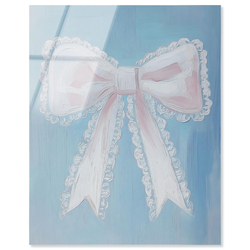 "Lace and Ribbon", reproduction d'art acrylique par Art Remedy, H 36 po x l 30 po