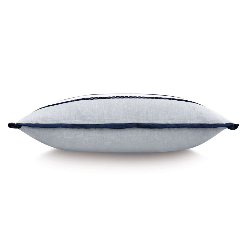 Beatrice Linen Lumbar Pillow Cover & Insert