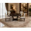 Athena Round Walnut Wood Dining Table-76764401