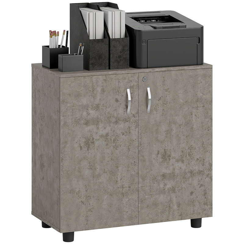 80cm Wide File Cabinet, Grey