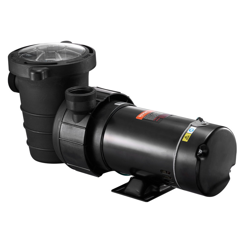 VEVOR Black 2-HP Copper Motor Swimming Pool Pump