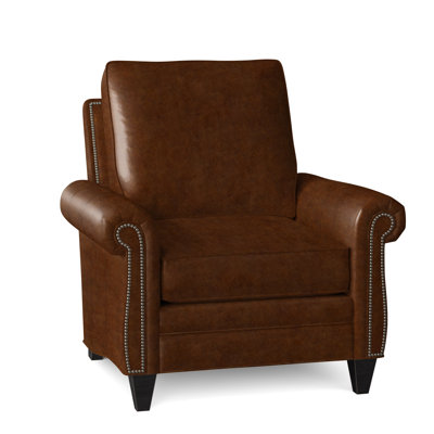 Reddish Upholstered Armchair