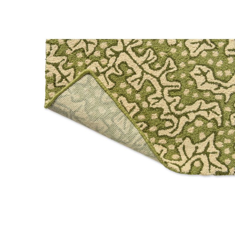 Truffle Hand Tufted Floral Area Rug, Rectangle 4'7" x 6'6"