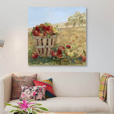 « apple cueillette iii », reproduction sur toile