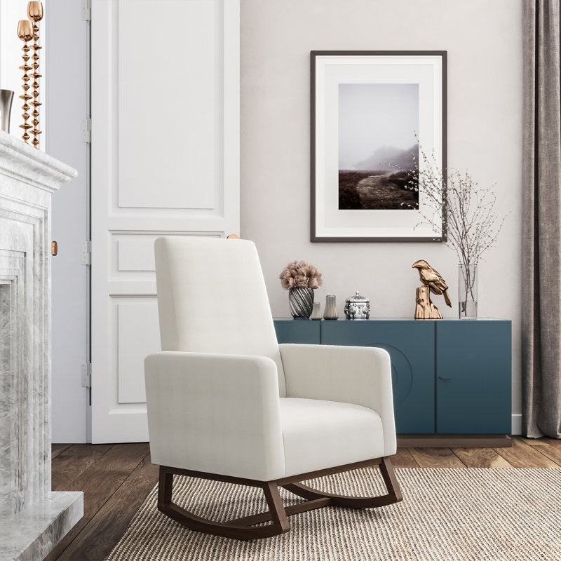 Chaise berçante Jancar, Blanc