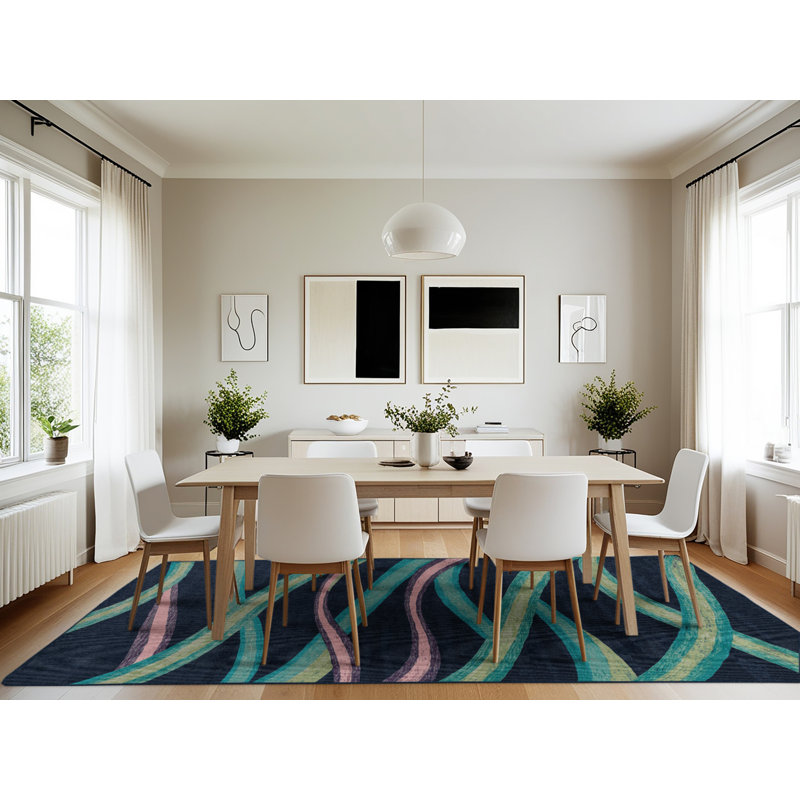 Tapis gris lavable à la machine, Rectangulaire 7 pi x 10 pi