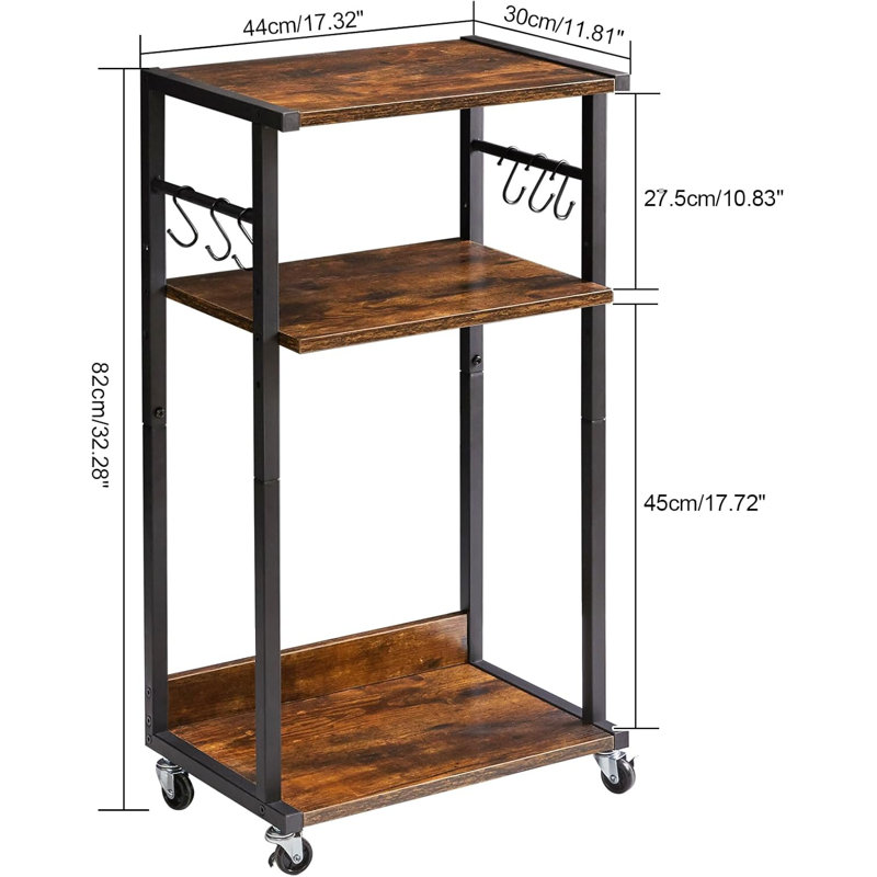 82cm H x 44cm W Printer Stand