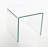 Small Clear Glass Side End TableTempe Glass End Table Small Coffee Table