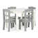Kids 5 Piece Rectangular Play Or Activity Table and Chair Set