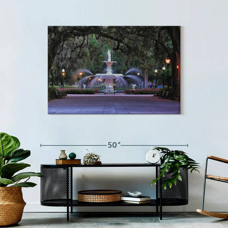 Fontaine Ravi Forsyth Park à Savannah, H 30 po x l 45 po