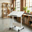 Adjustable Height Solid Wood Iron Computer Desk-320701595