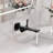 Wall Mounted CUPC Certified Single Handle Bathroom Faucet In Matte Black-120381343