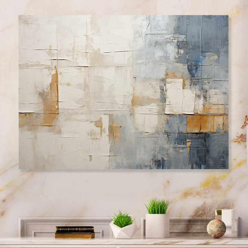 «Beige and Gold Minimalisme scandinave I» sur, H 12 po x l 20 po x P 1 po